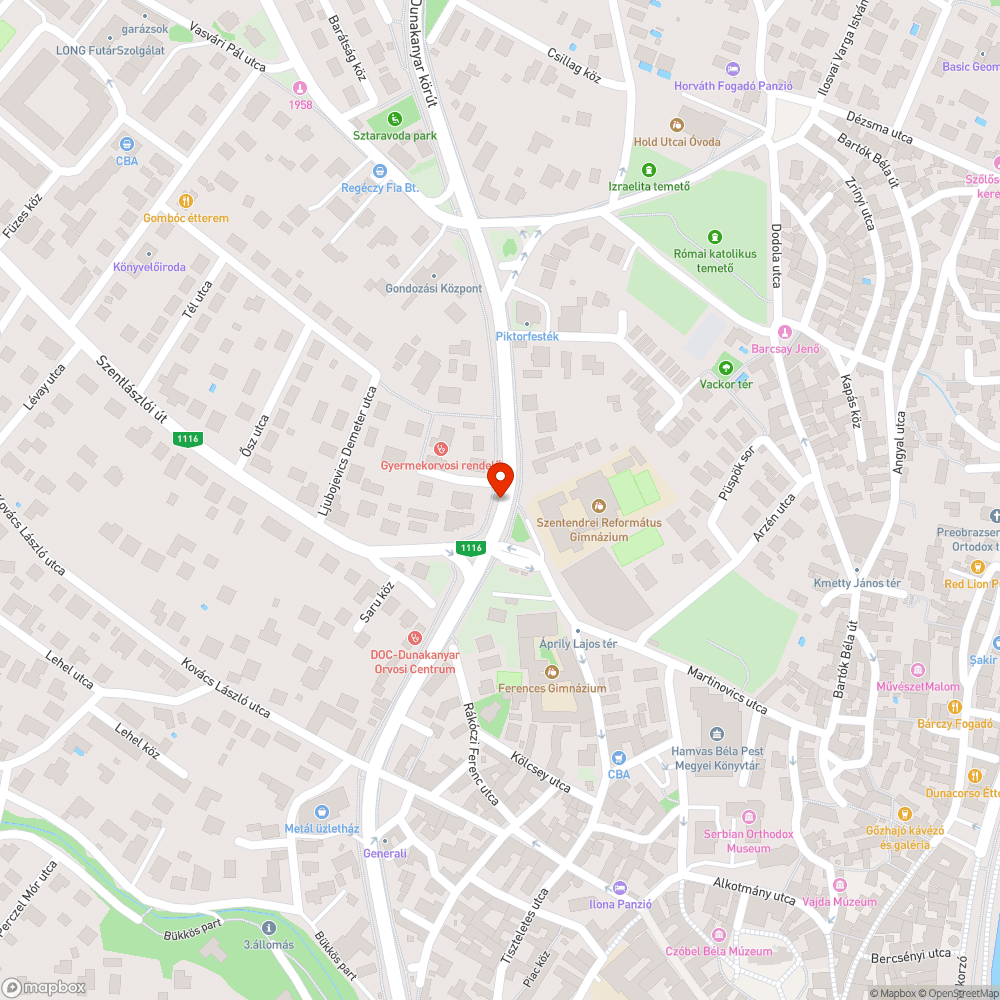 Megsüllyedt aknafedél bejelentés helye