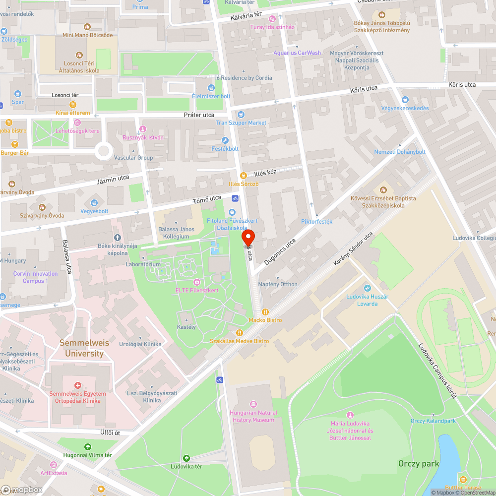 Leszakadt kuka bejelentés helye