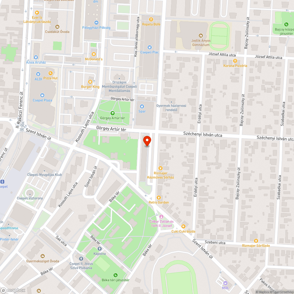 Felbukásveszély bejelentés helye