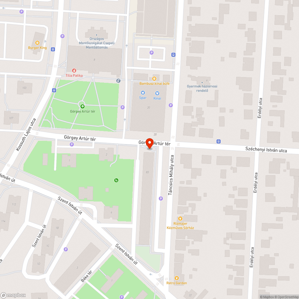 Rozsdásodó, nyitott közmű bejelentés helye