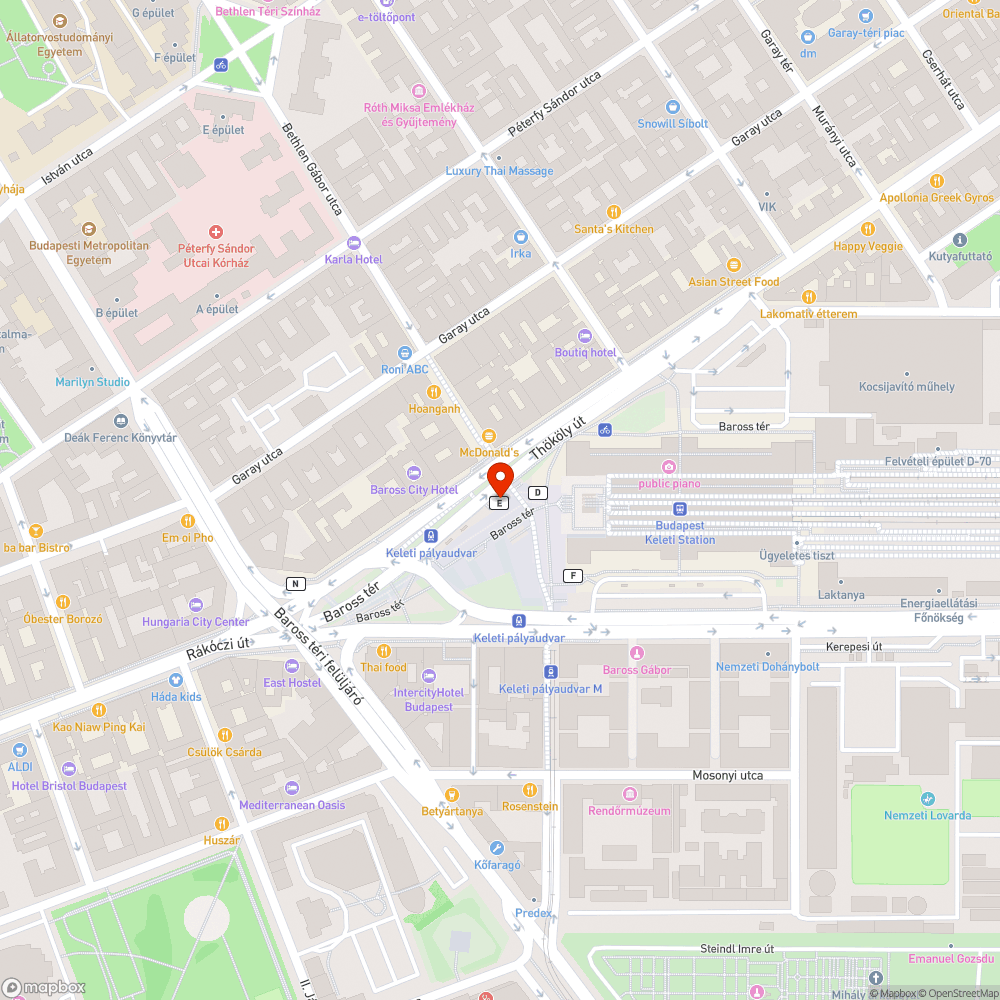 Megrongált lámpa bejelentés helye