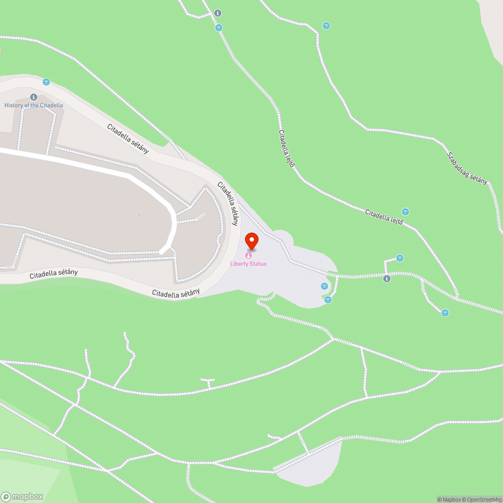 Vandalizmus a Szabadság szobornál bejelentés helye