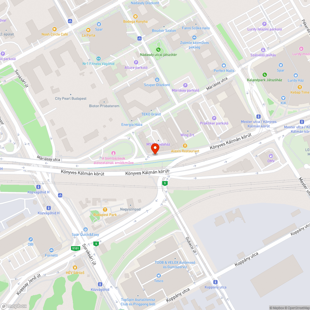 Megdőlt Kikerülési irány tábla bejelentés helye