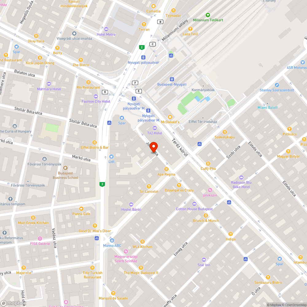 Szeméthalom a belvárosban bejelentés helye