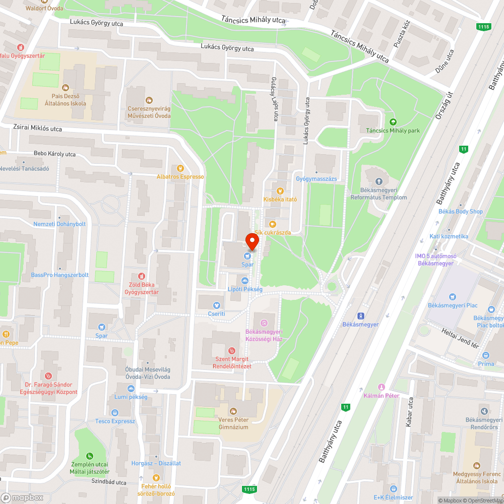 Tönkrement bejelentés helye