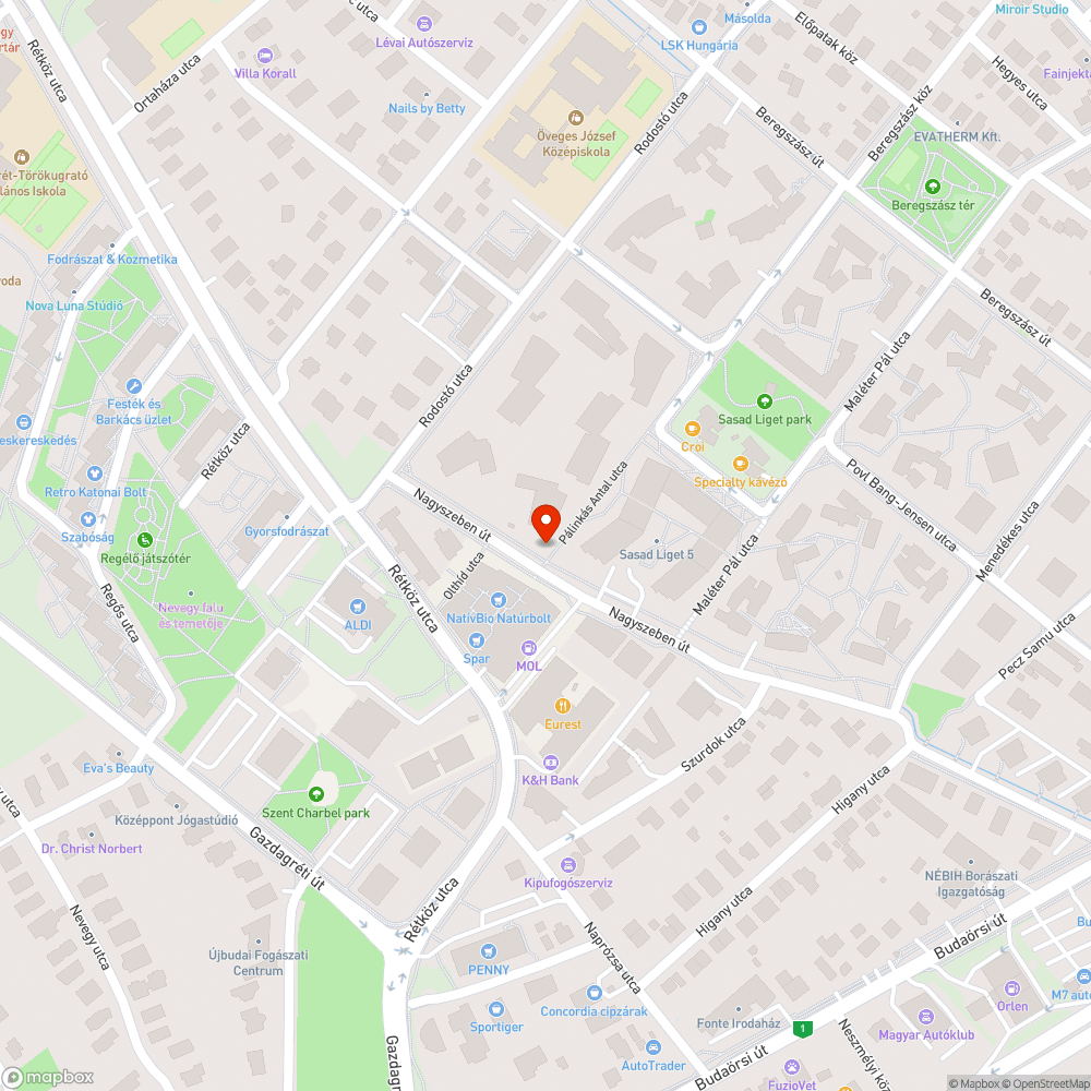 Pálinkás Antal út járda hiánya bejelentés helye