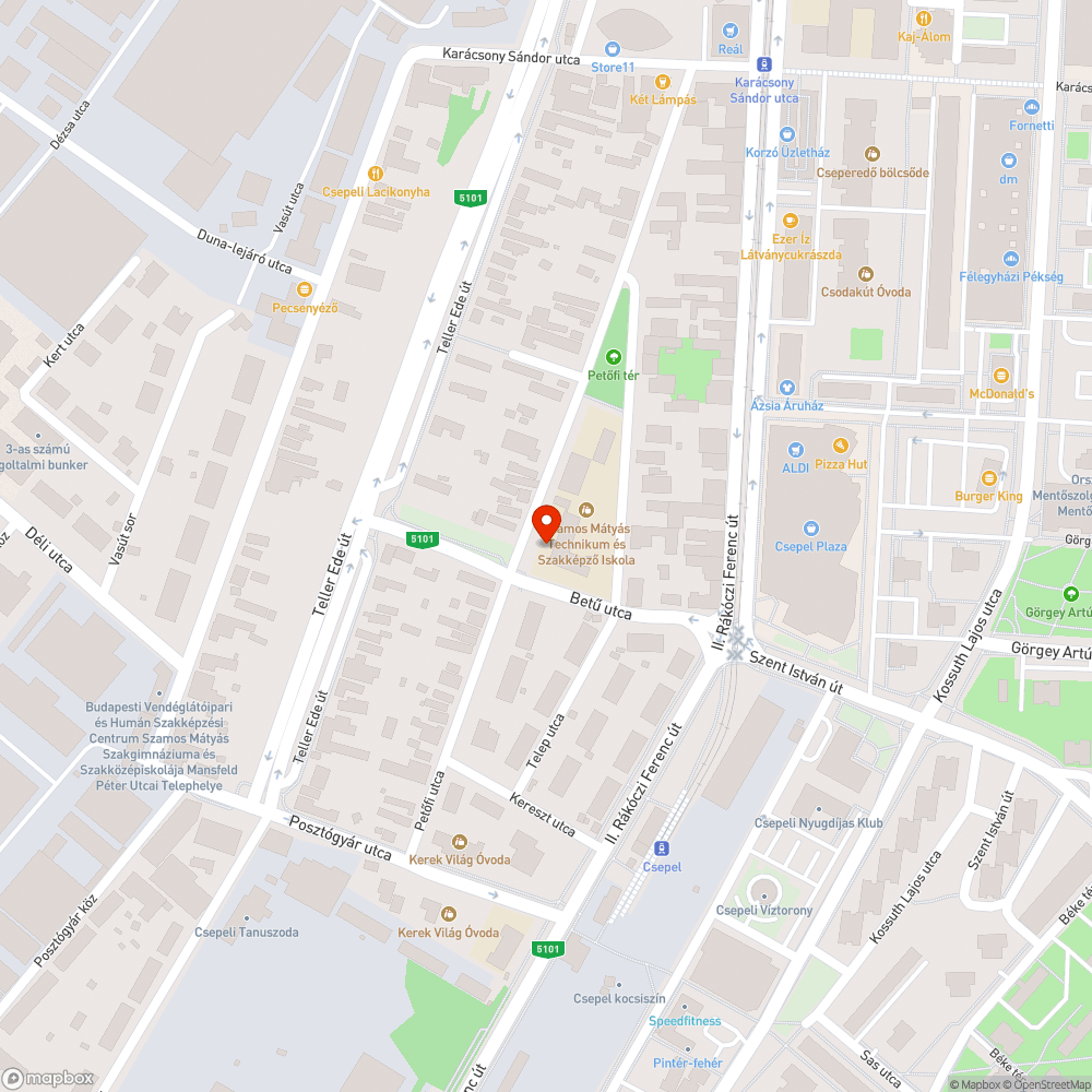 Illegális szemétlerakó bejelentés helye