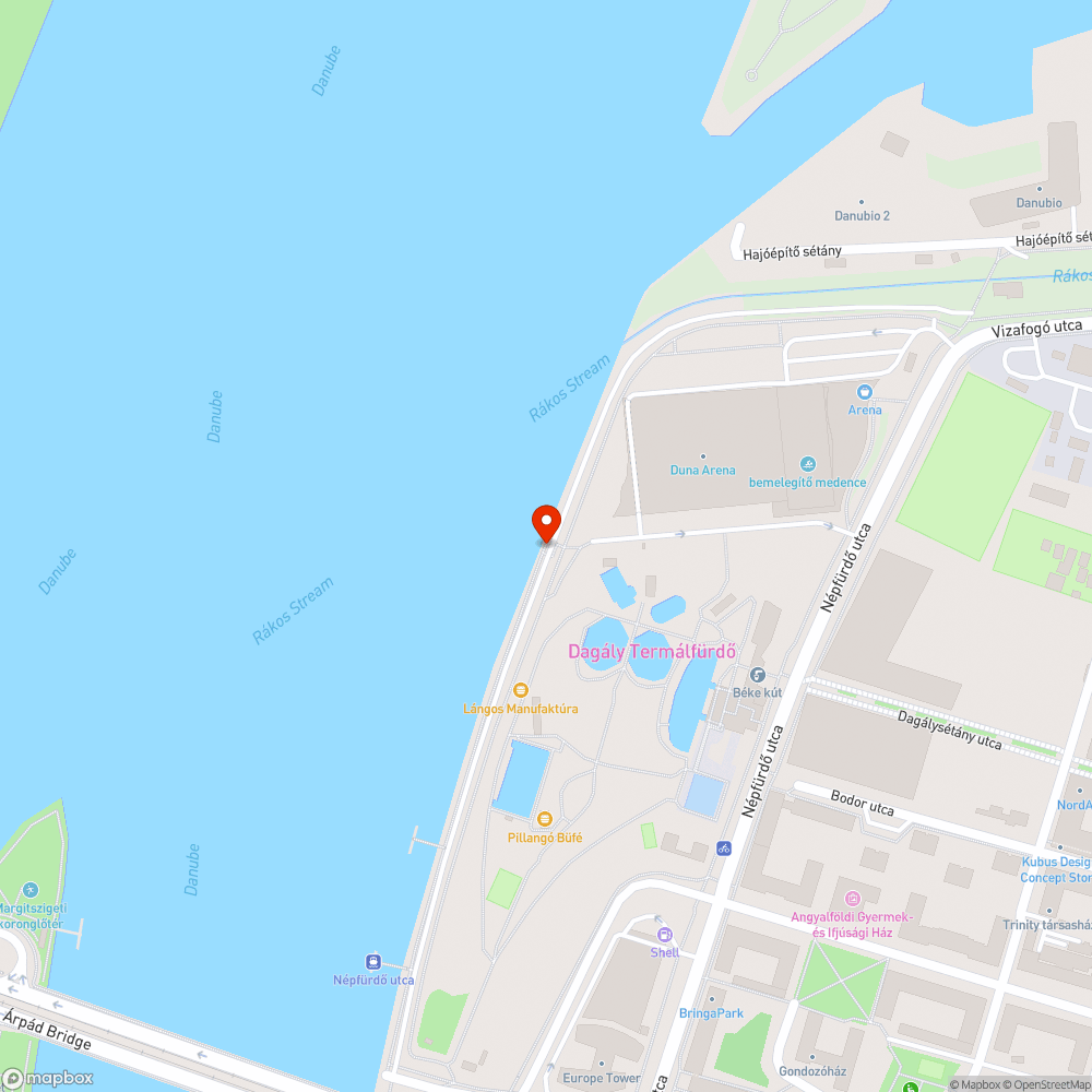 Szomorú fűzfák a gátfal mellett bejelentés helye