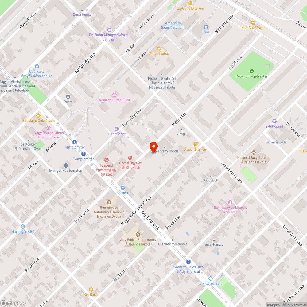 Illegális szemétlerakás bejelentés helye