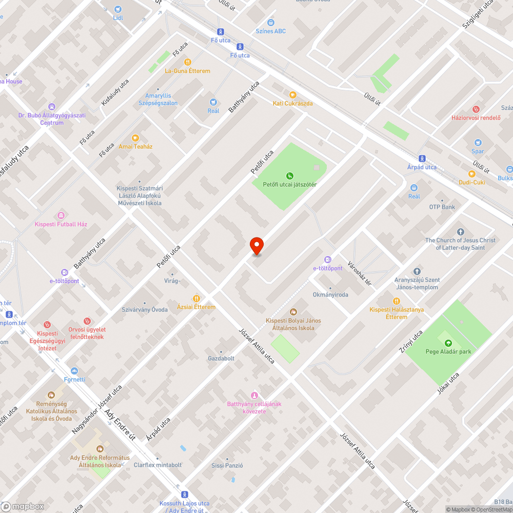 Sufnituning bejelentés helye