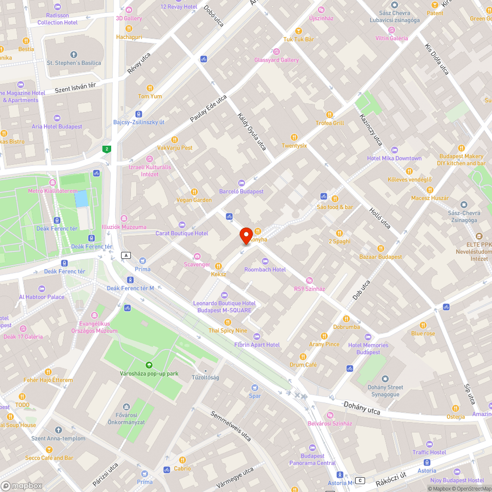 Beszakadt járda bejelentés helye