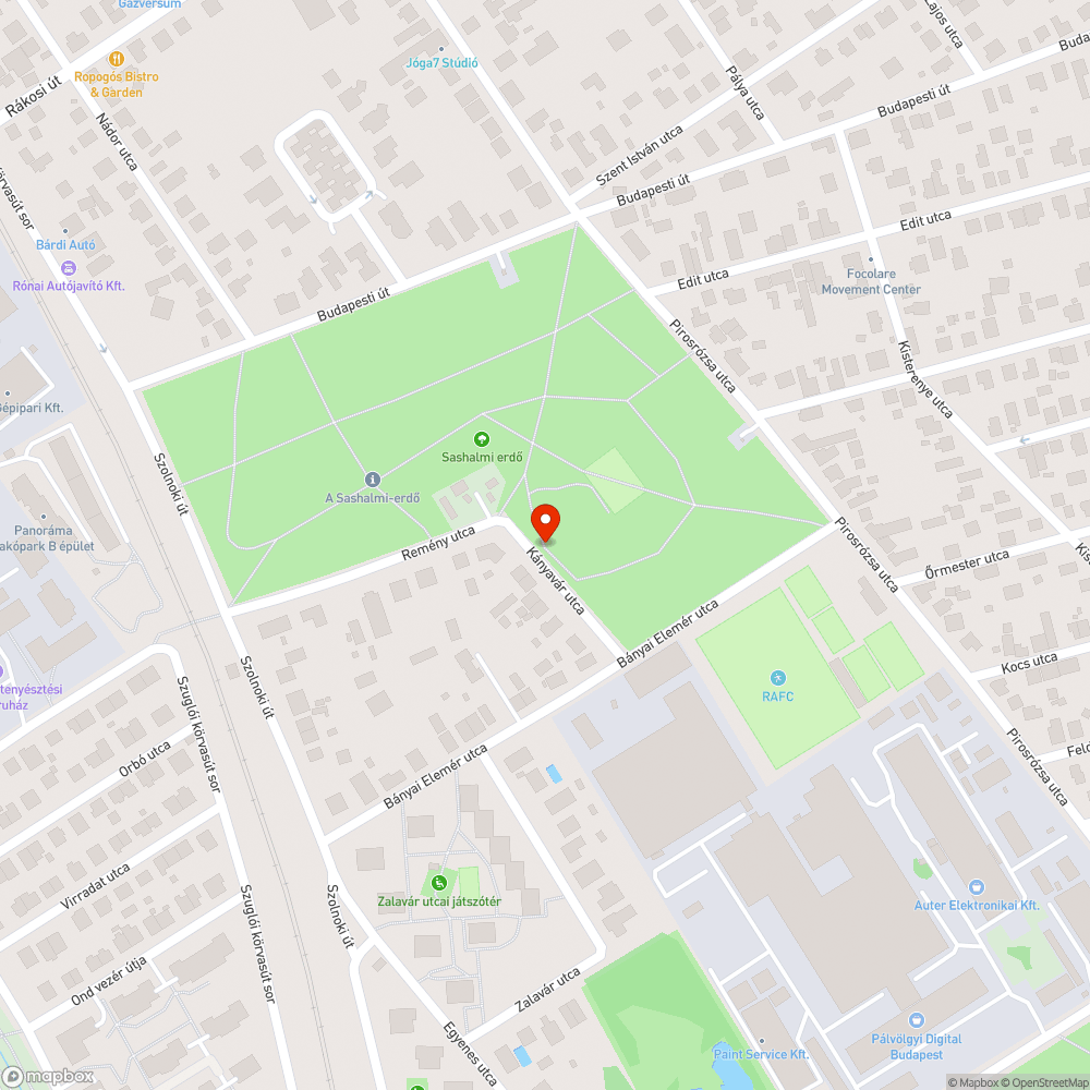 Serult jatek bejelentés helye