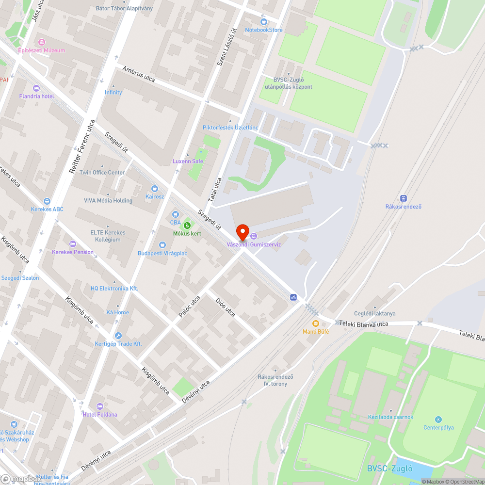 Kiszedett poller bejelentés helye