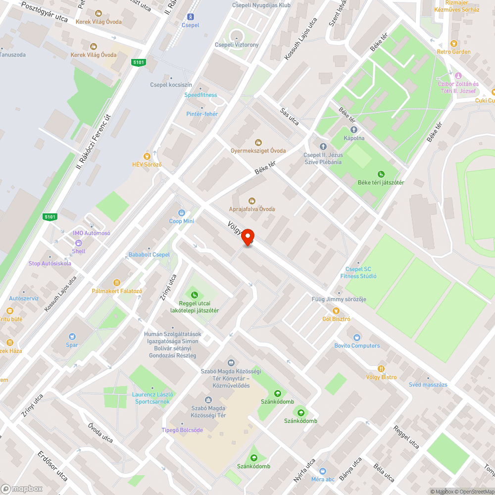 Elhagyott fevőalkalmatosság bejelentés helye