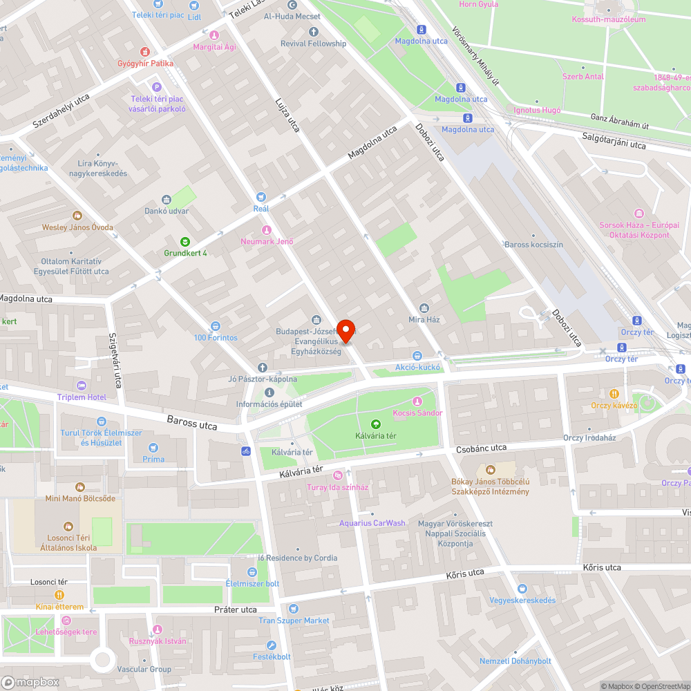 Foghíjas járda szakasz a buszmegállóban bejelentés helye