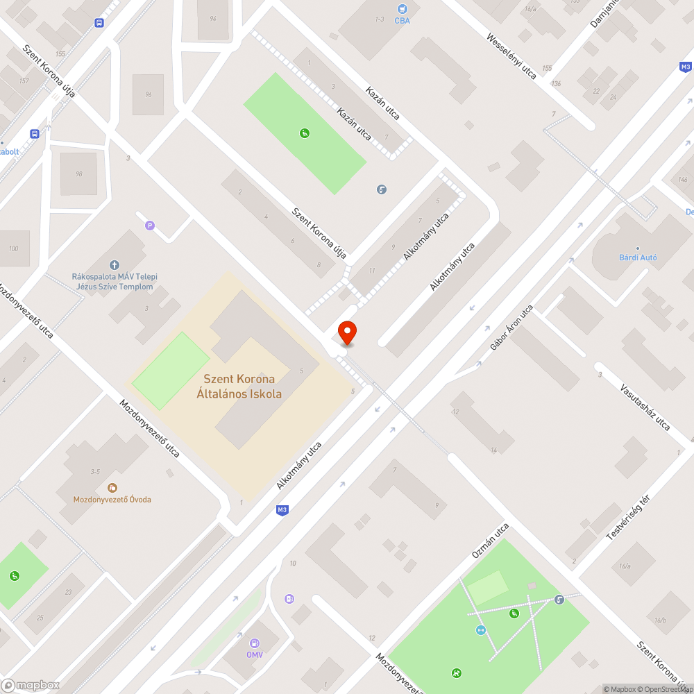 Felüljáró korlátok veszélyesen elrozsdásodtak bejelentés helye