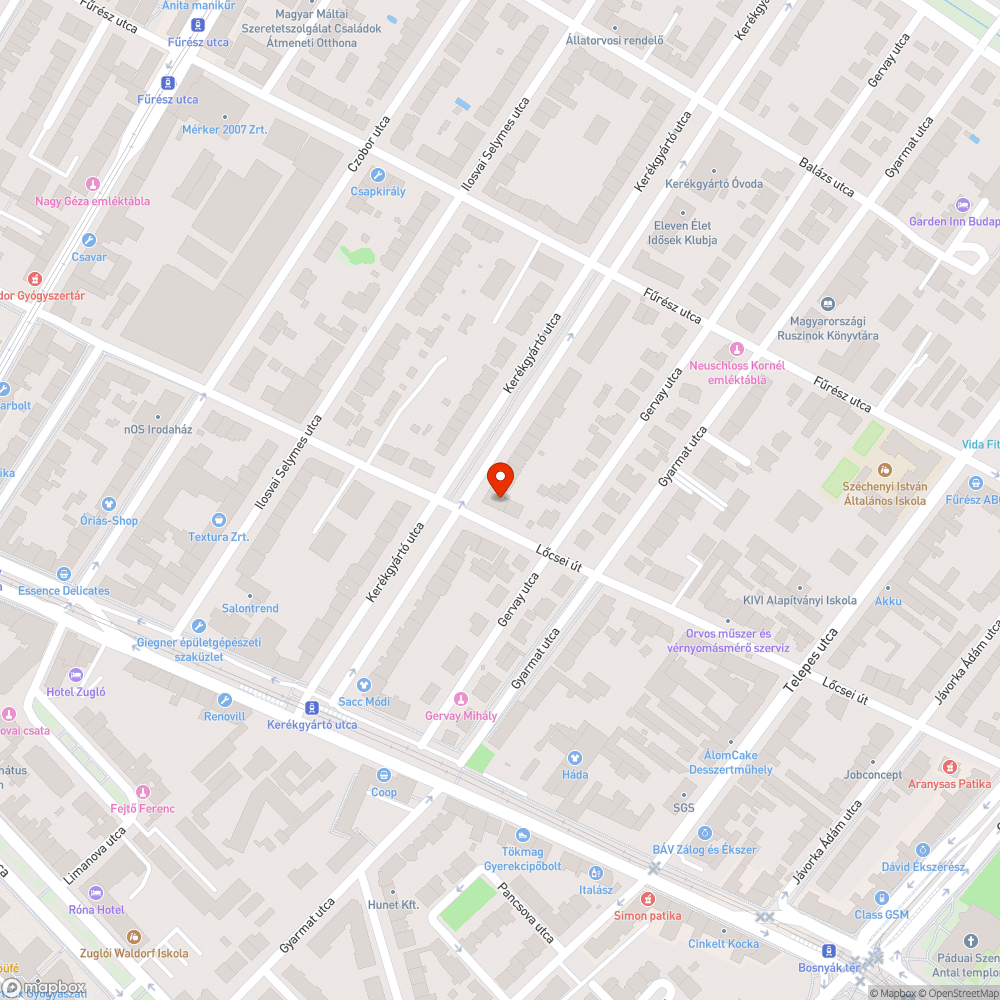 kiszáradt fa bejelentés helye