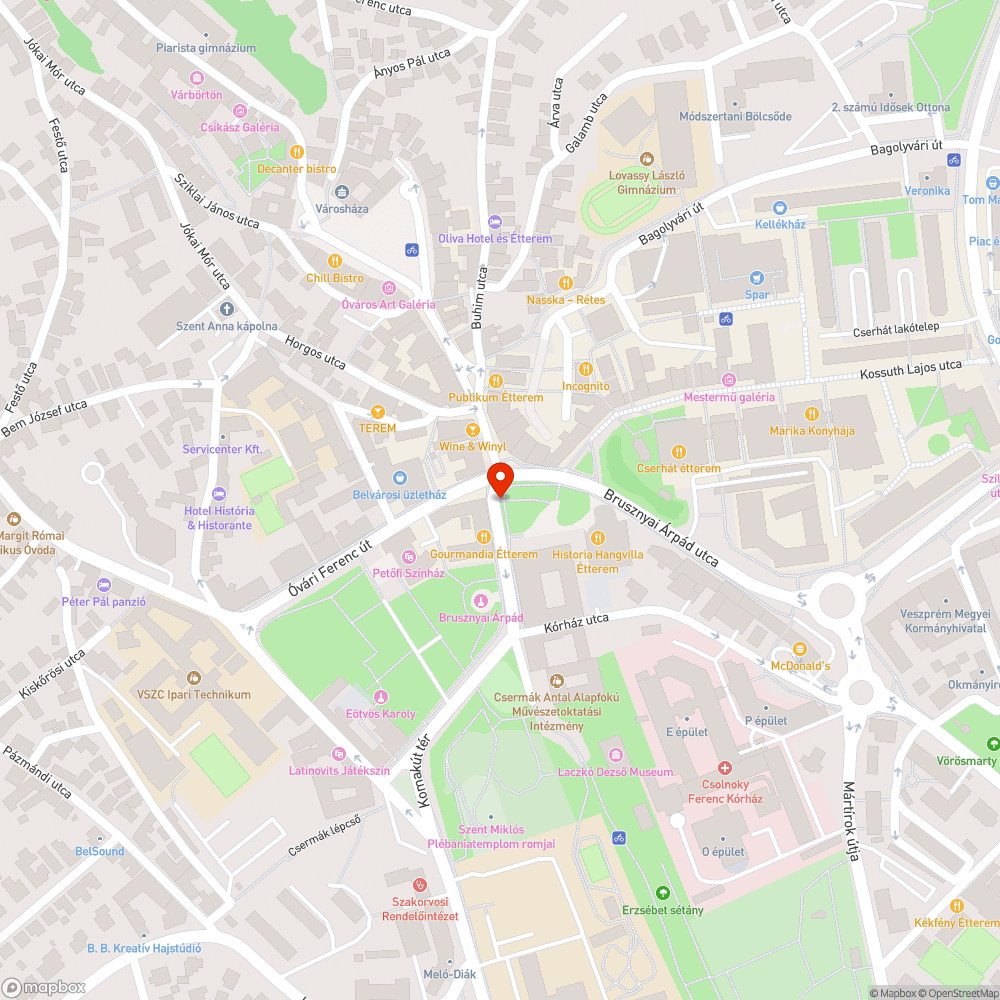 Belógó fa bejelentés helye