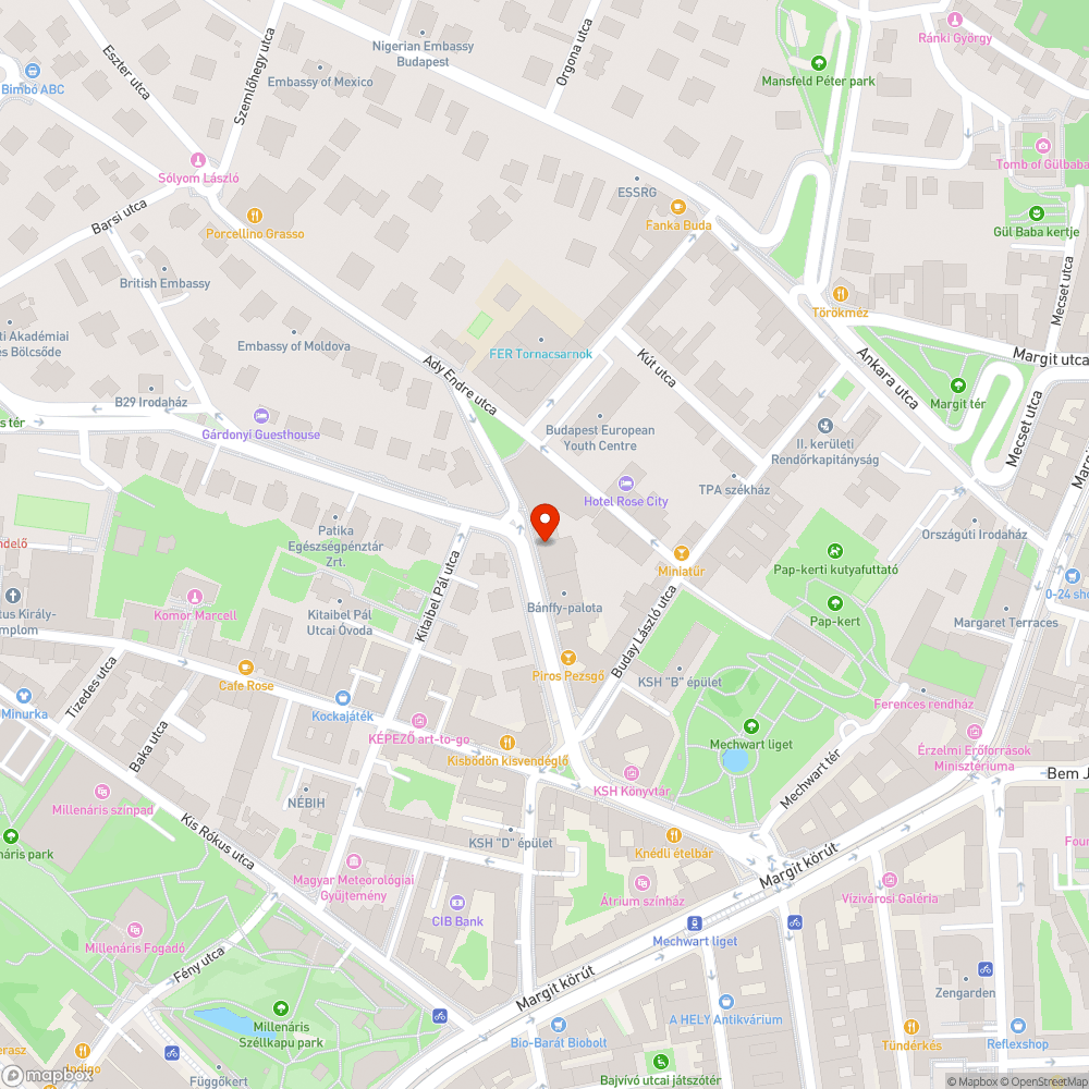 Tűzcsapból vizijáték bejelentés helye