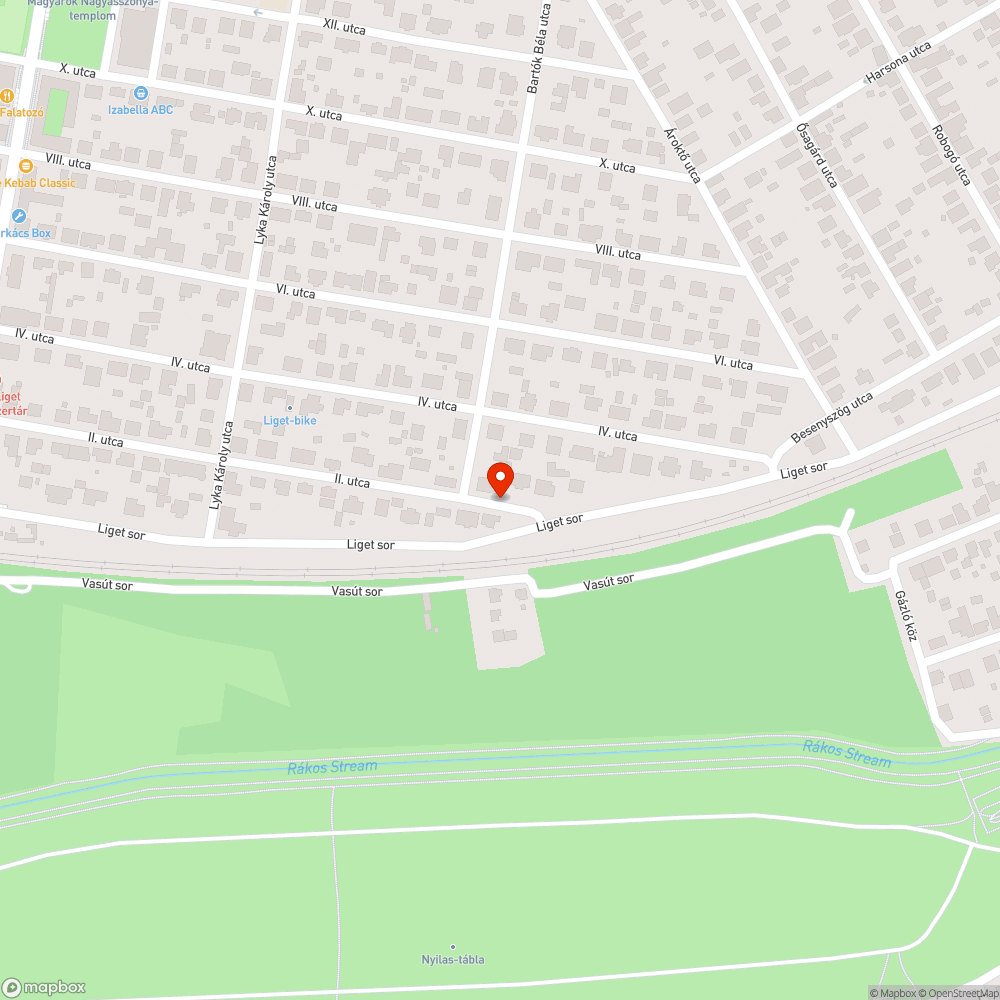 Vízgyüjtő kátyú bejelentés helye