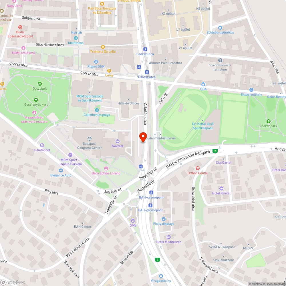 Járdára belógó növény bejelentés helye