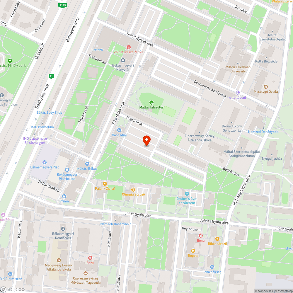 Megsüllyedt aszfalt miatt lehetetlen a parkolás bejelentés helye