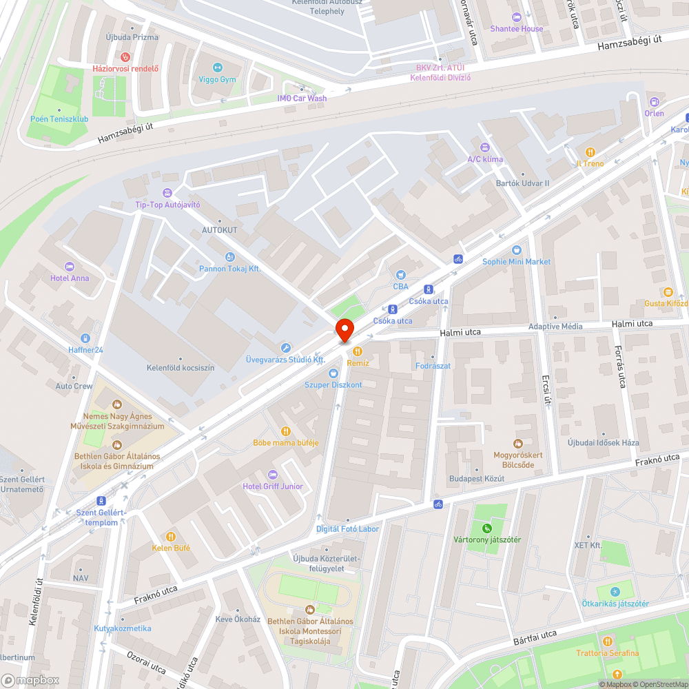 Szabálytalan parkolás a  Ballagi Mór utcában bejelentés helye