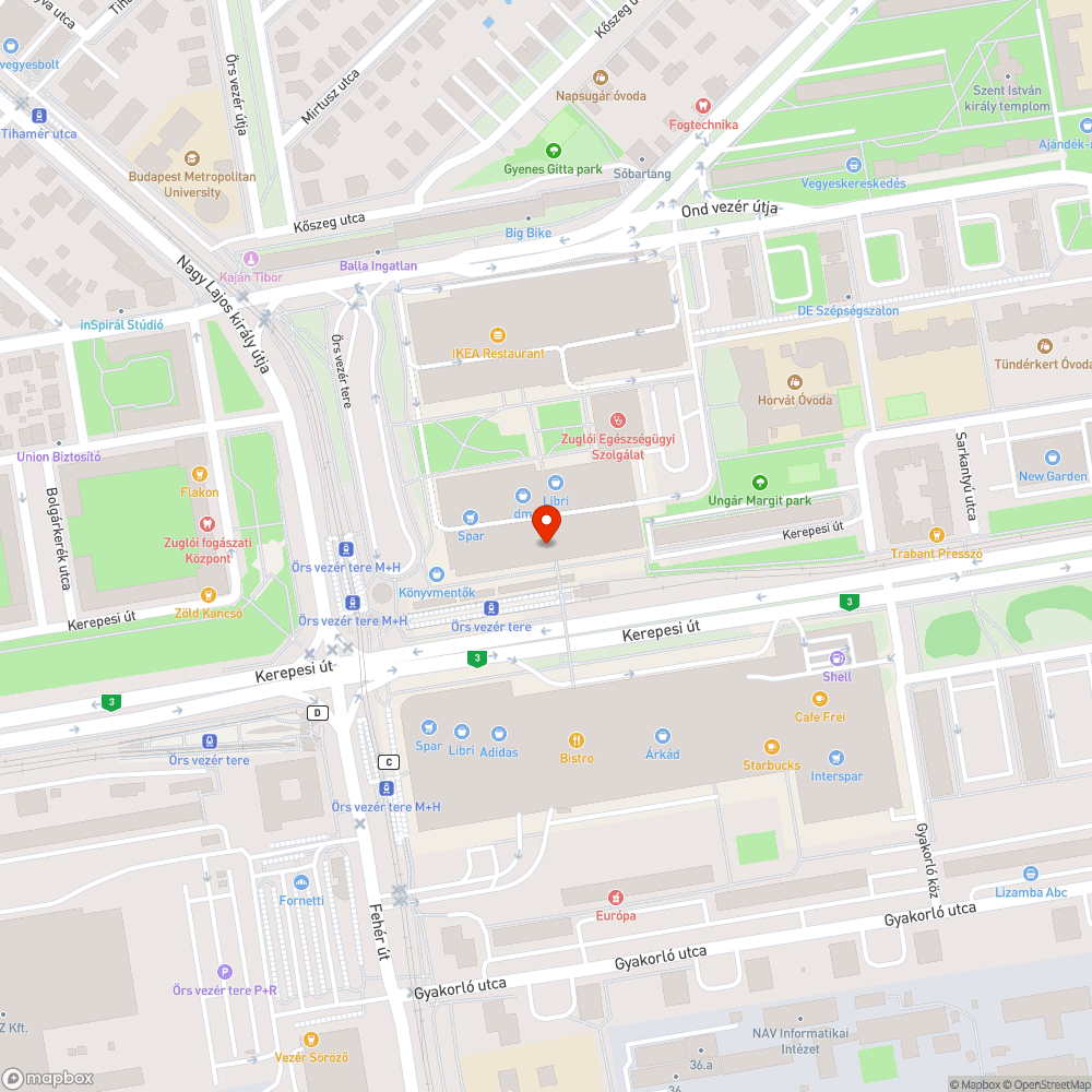 Kevés és elavult kerékpártároló a Sugárnál bejelentés helye