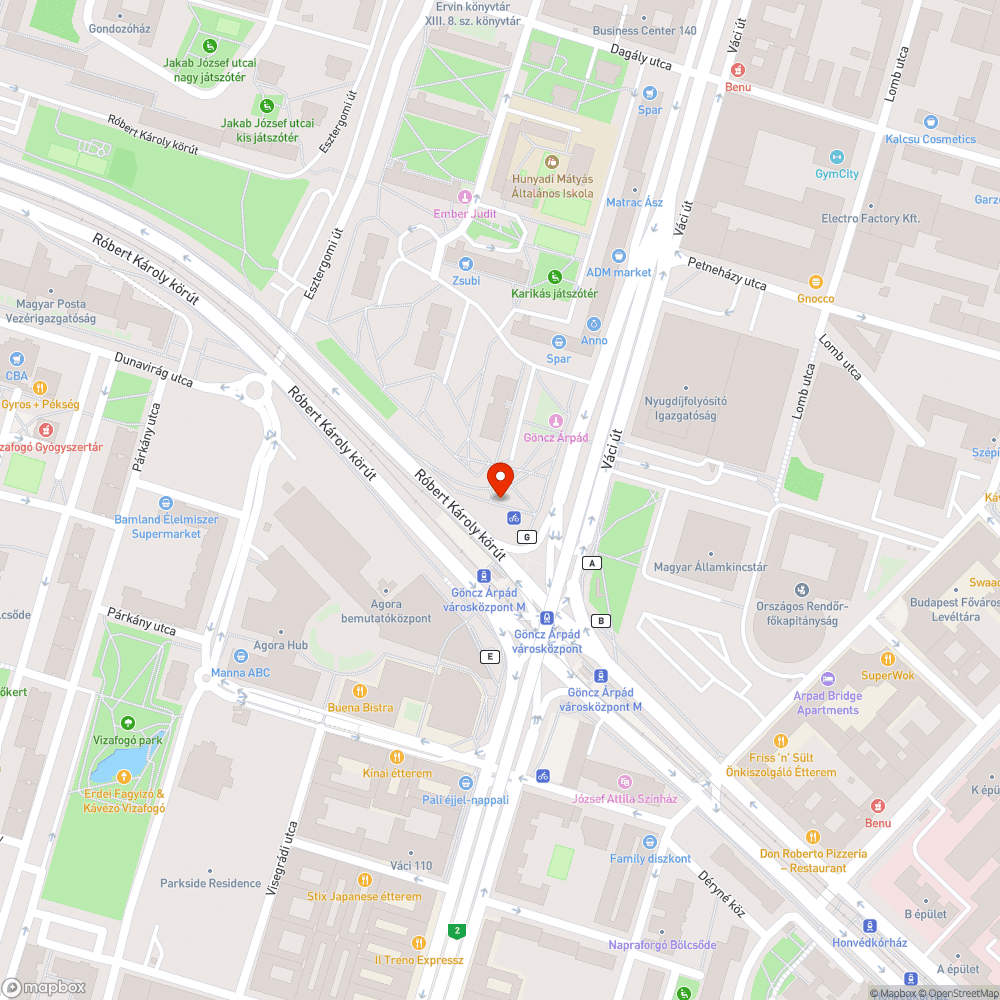 Drót platán törzsén bejelentés helye