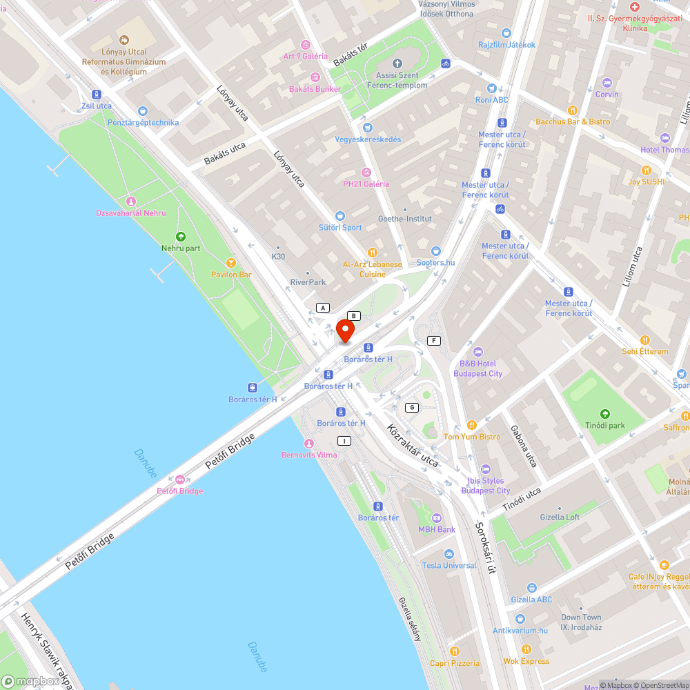 Hiányos tábla - Lónyay utca kerékpáros közlekedés bejelentés helye