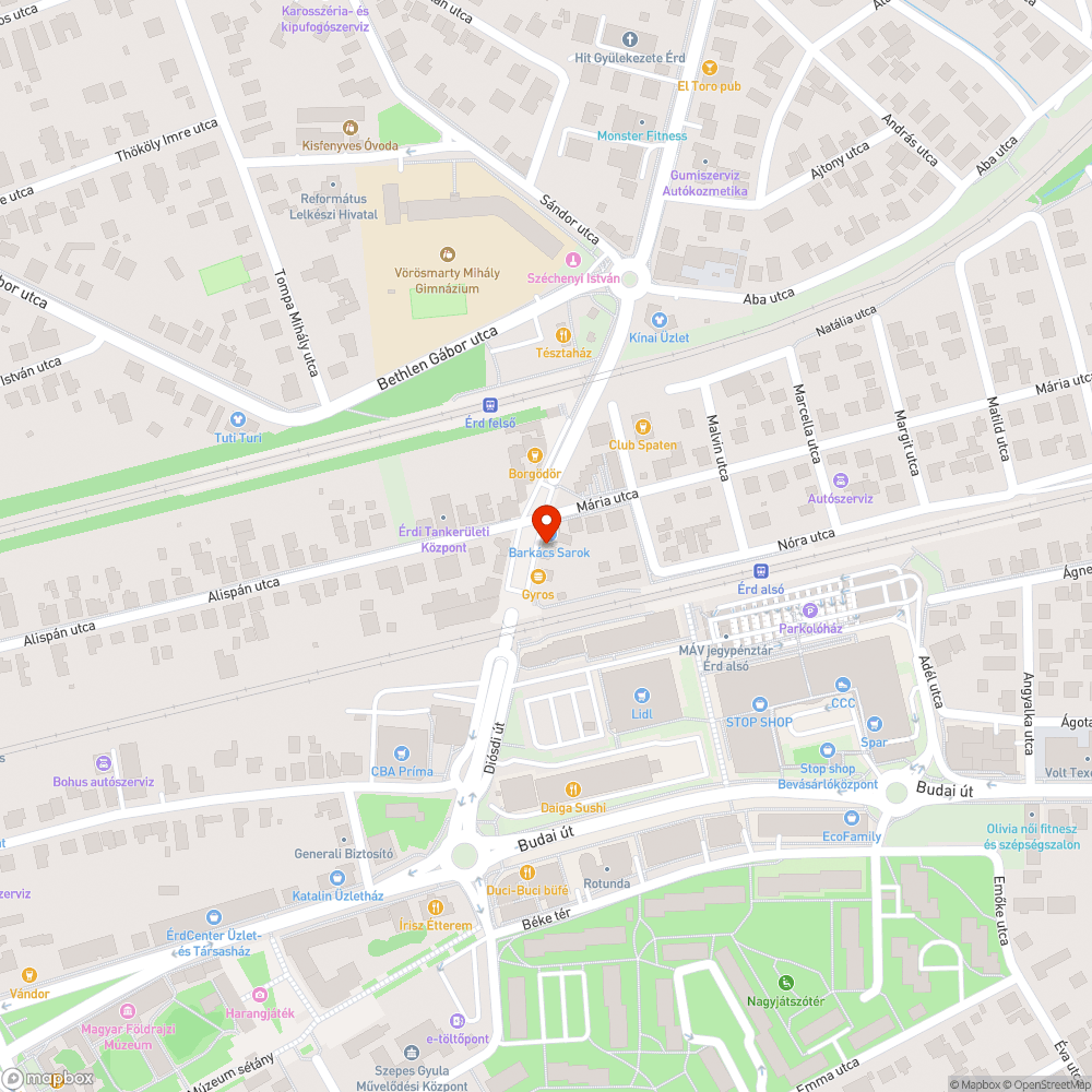 Minden oszlop dől valamerre bejelentés helye