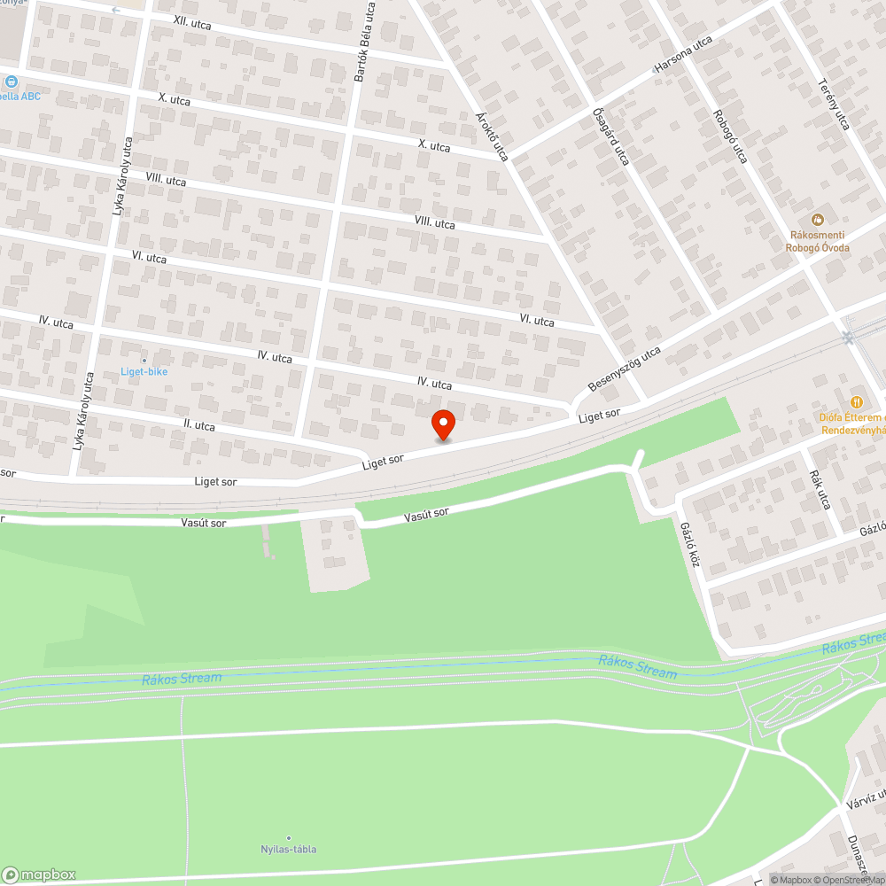 Gazos buszmegálló bejelentés helye