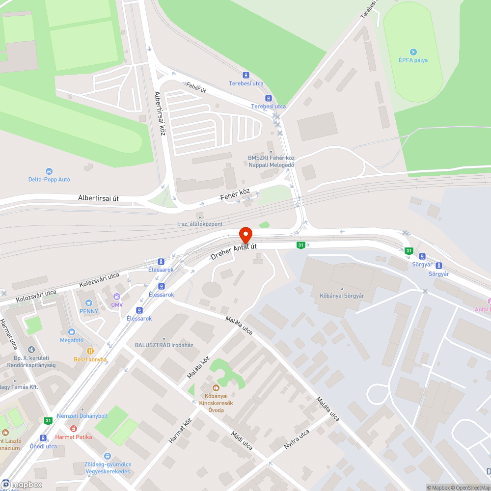 Óriási gyom és parlagfű bejelentés helye