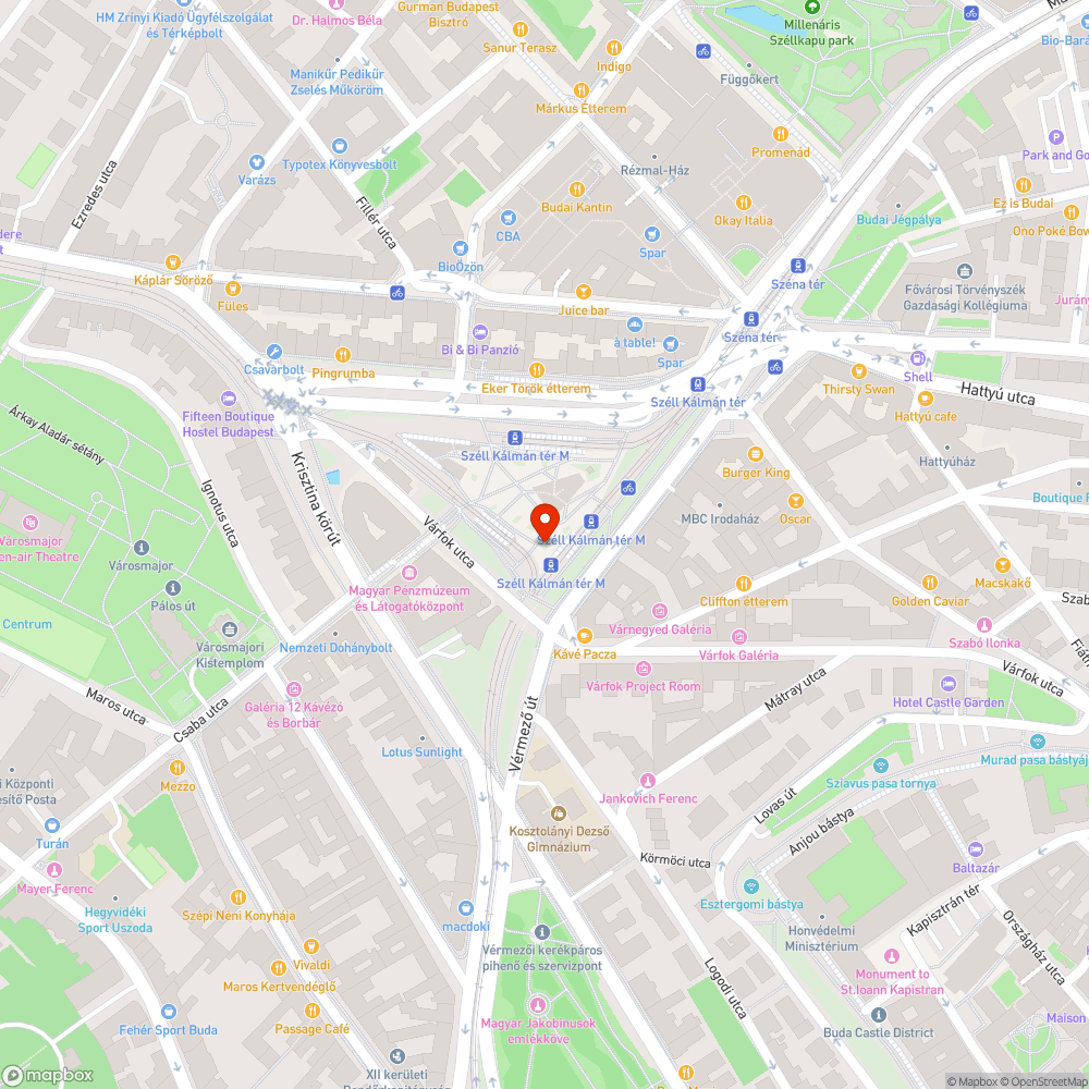 Széll Kálmán tér bejelentés helye