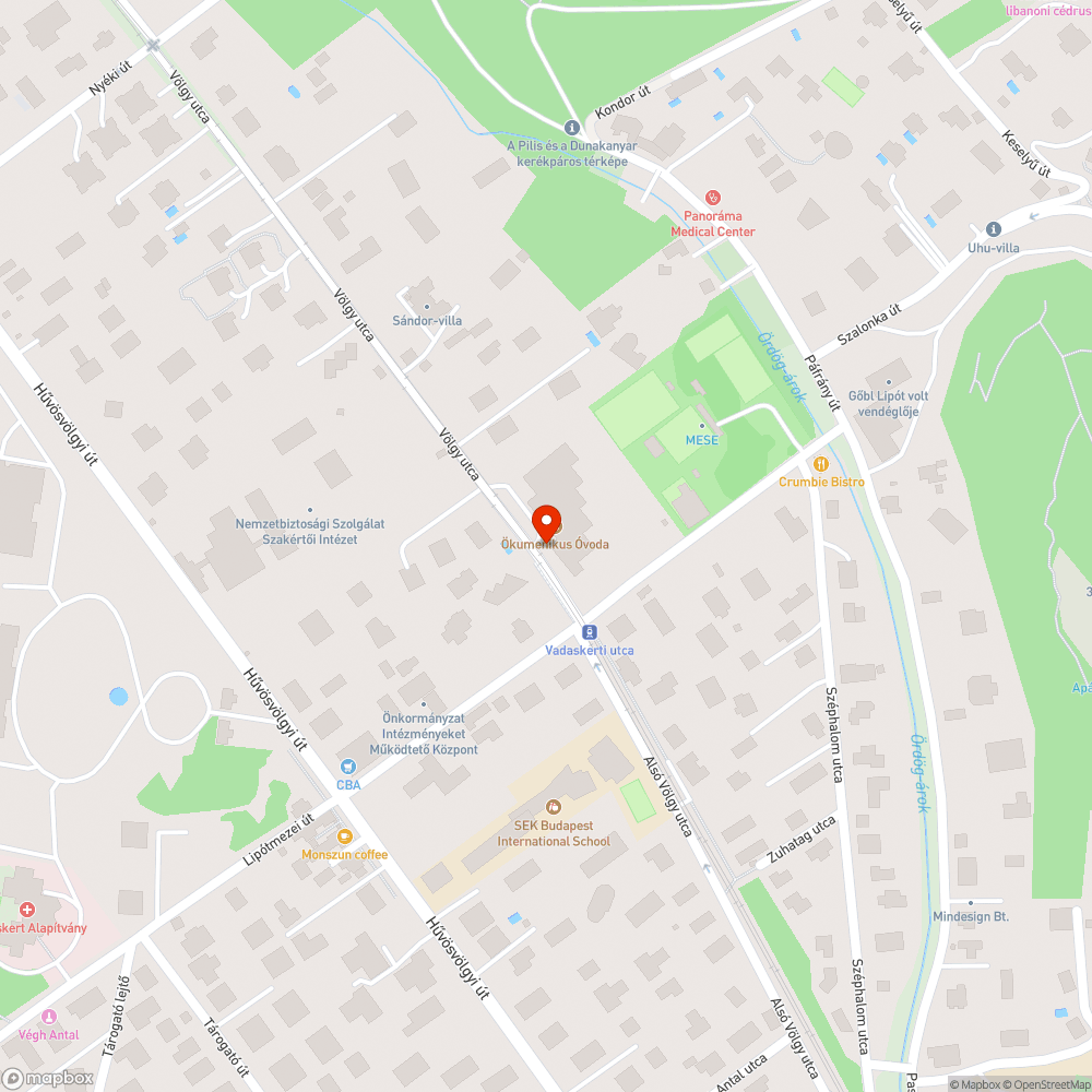 Veszélyes járda az ovi előtt #2 bejelentés helye