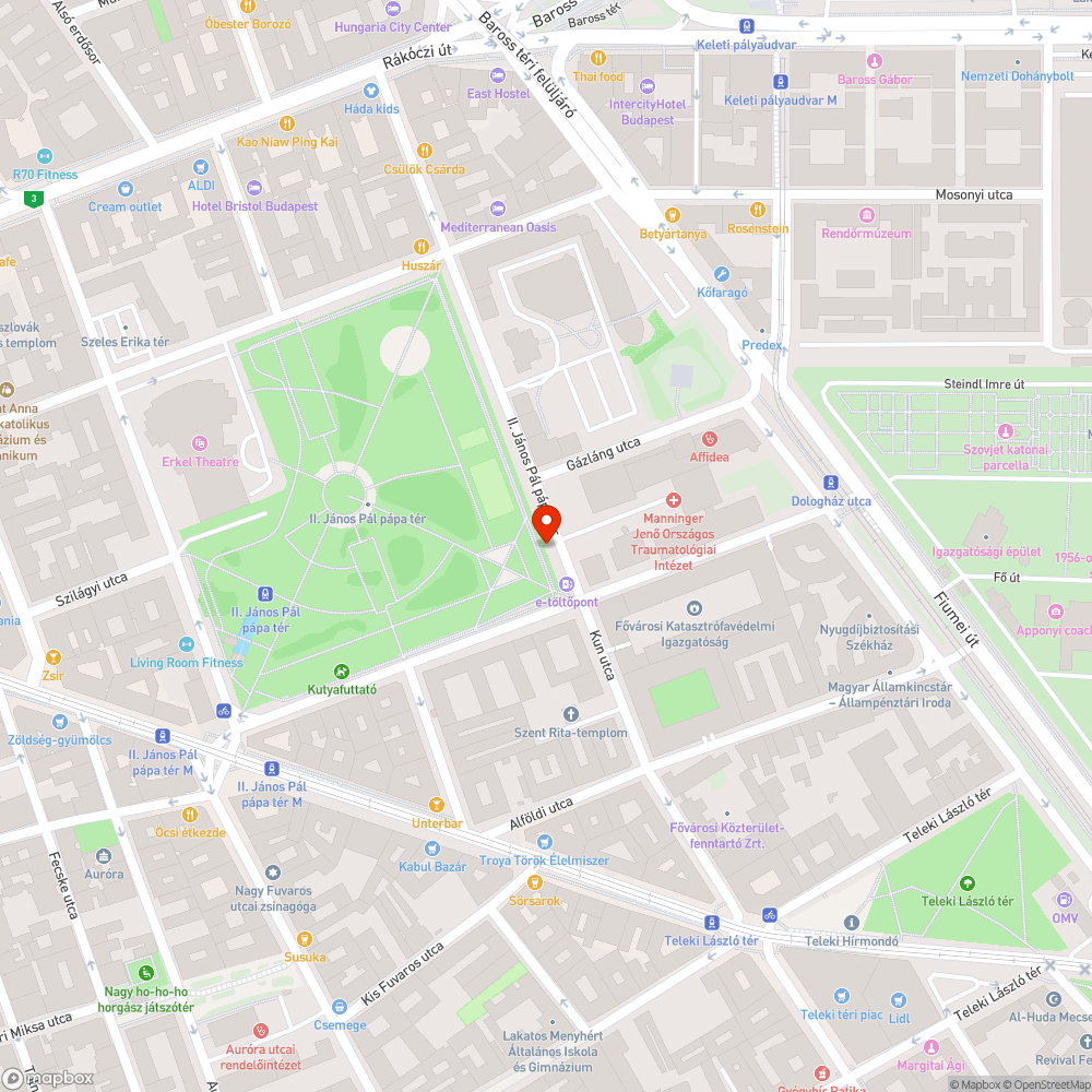 Sérült rács a sportpályánál bejelentés helye