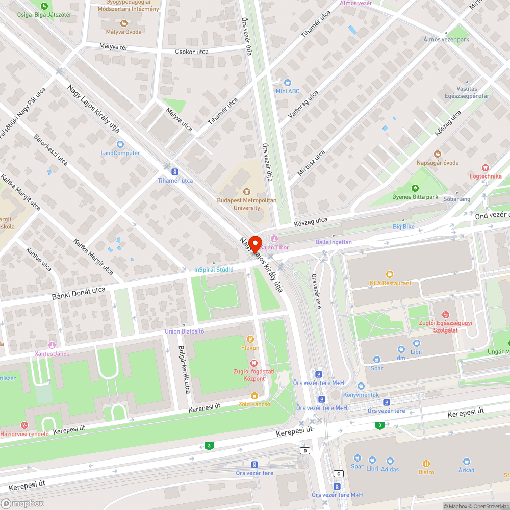 Töredezett burkolat, kopott felfestés bejelentés helye