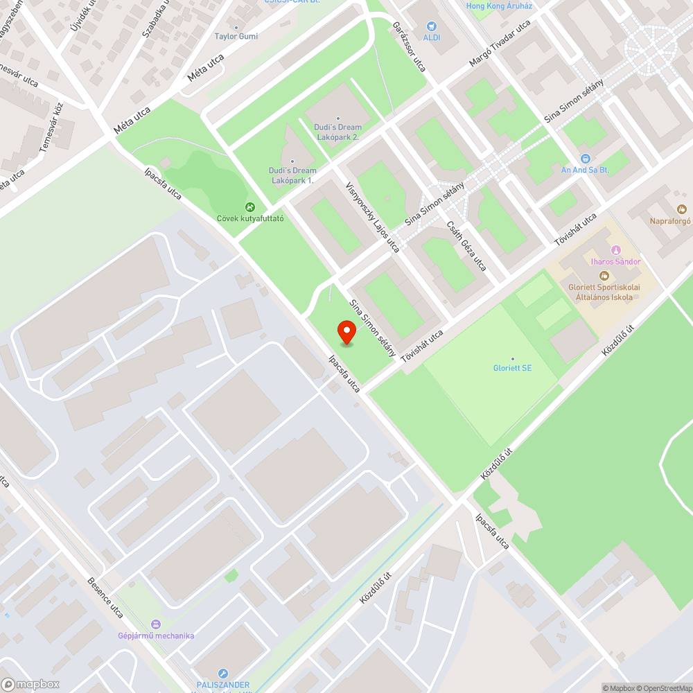 Szétmálló beton csatornafedél az Ipacsfa utcán bejelentés helye