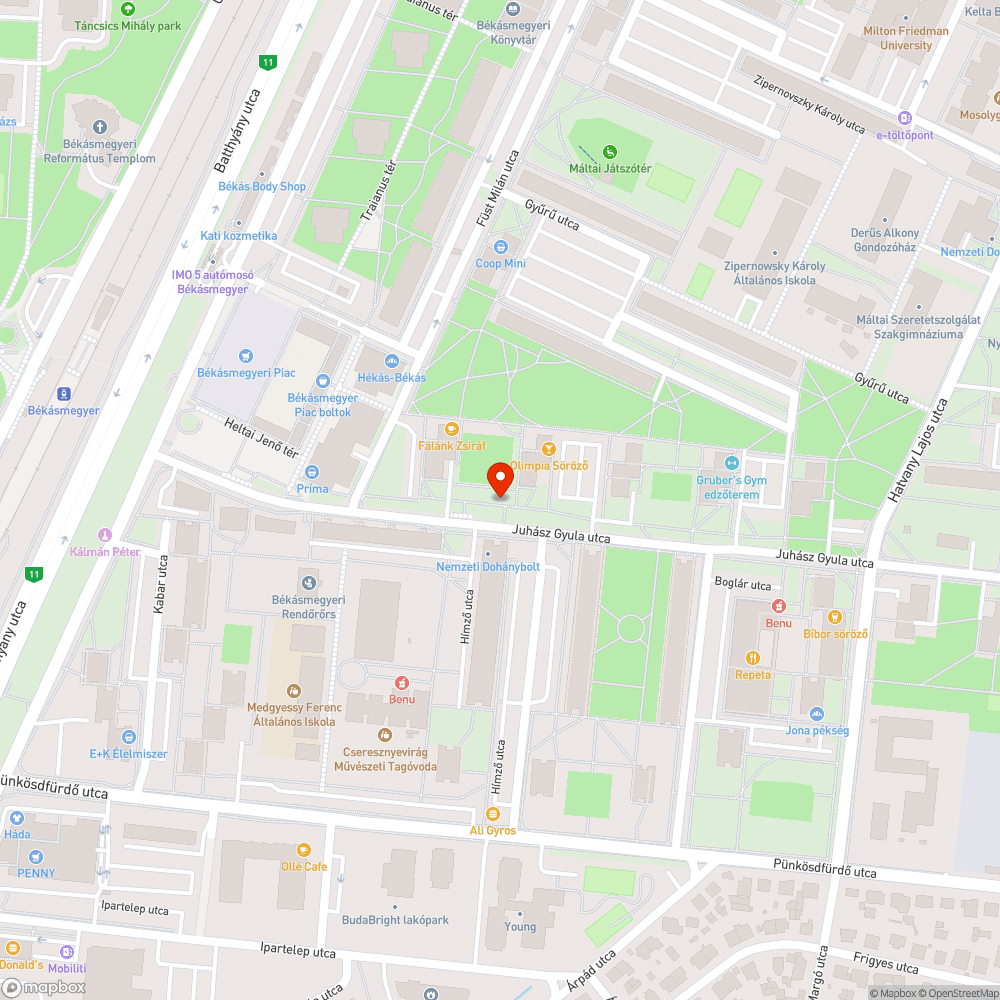 Halott fa bejelentés helye