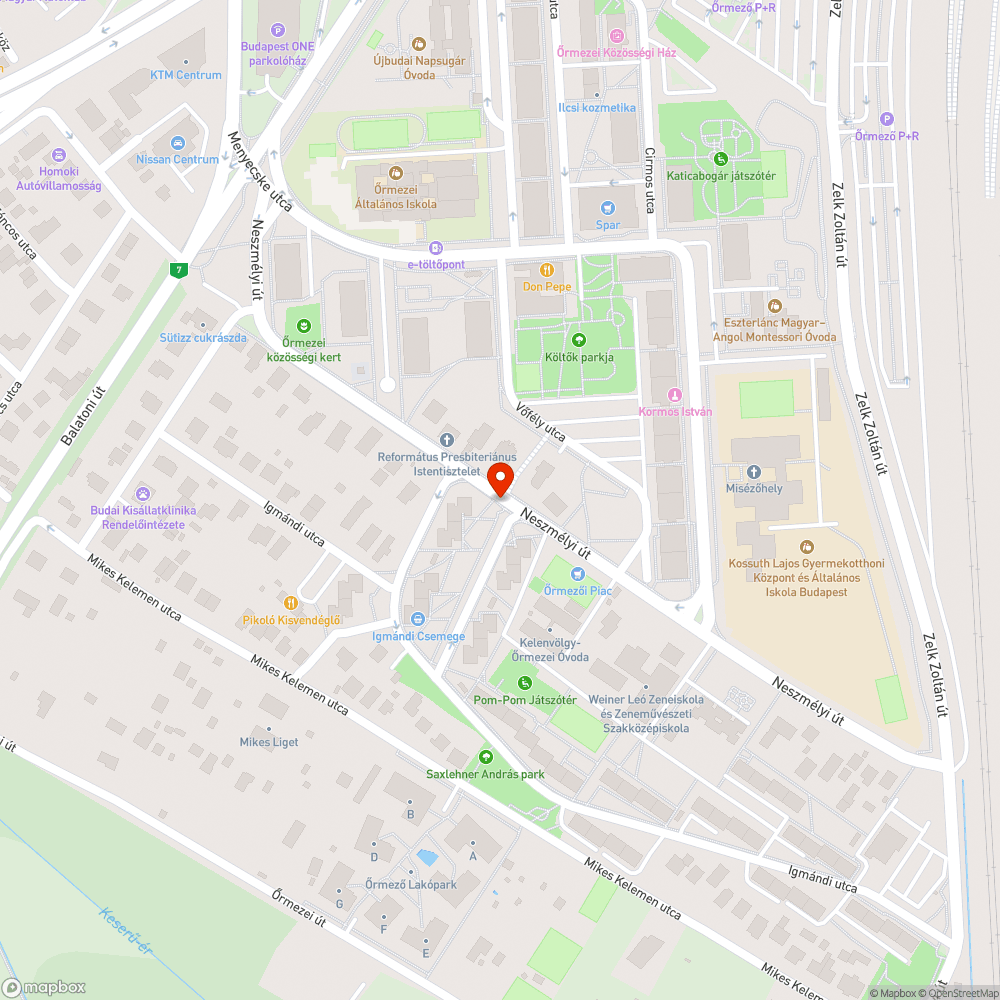 Gyalogátkelőhely bejelentés helye