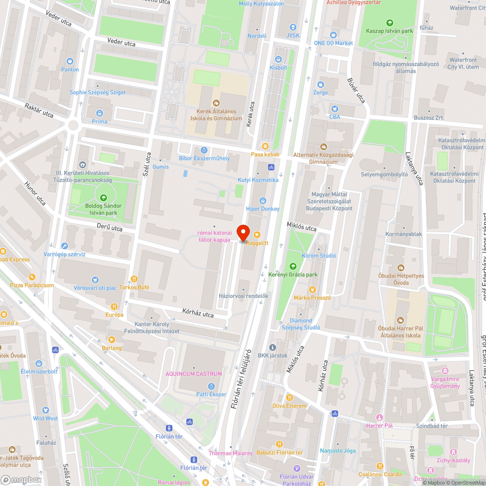 Megsüllyedt, lyukas járda bejelentés helye