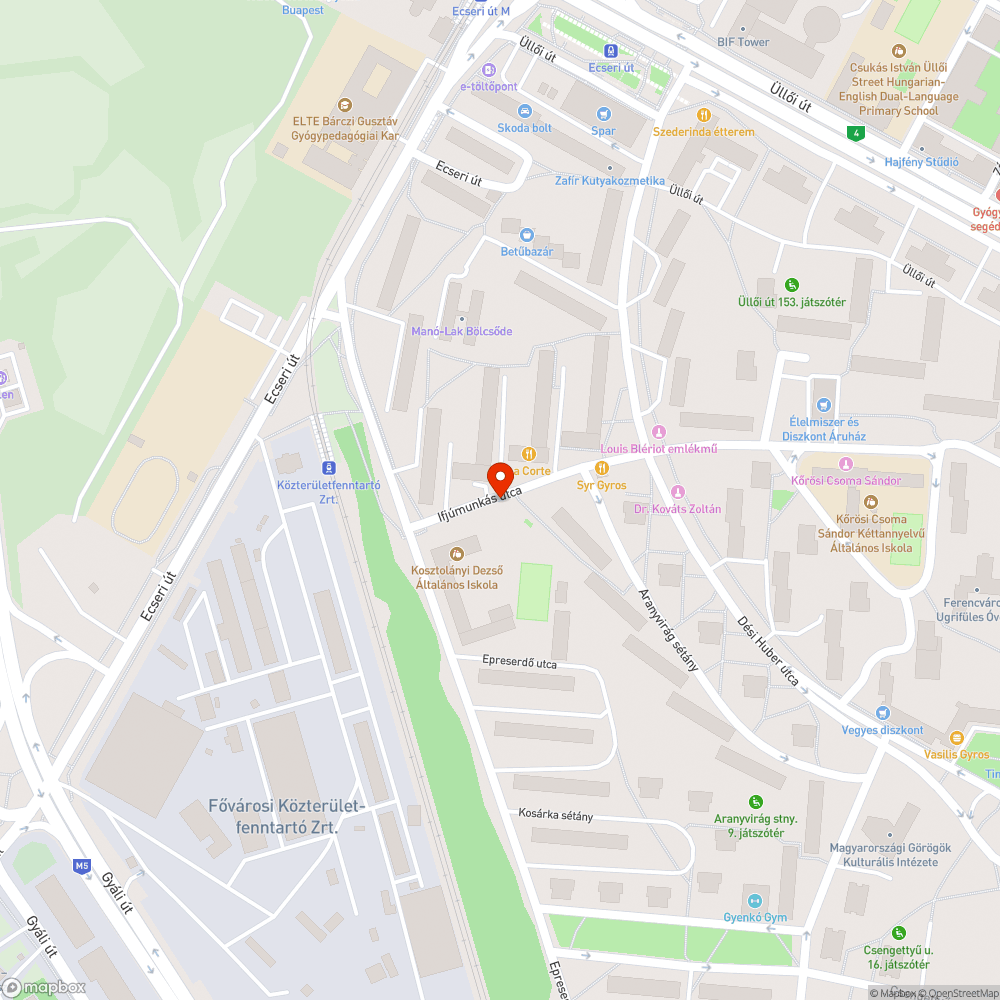 Zöldhulladék bejelentés helye