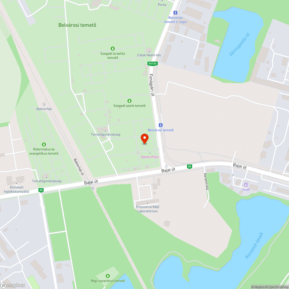 Elhanyagolt utak a temetőben bejelentés helye