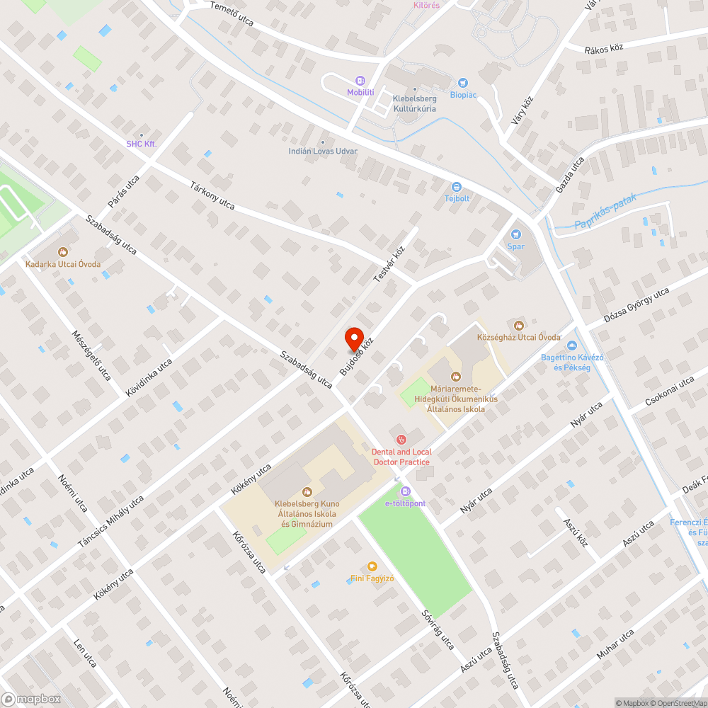 Felújítás utáni átadás bejelentés helye