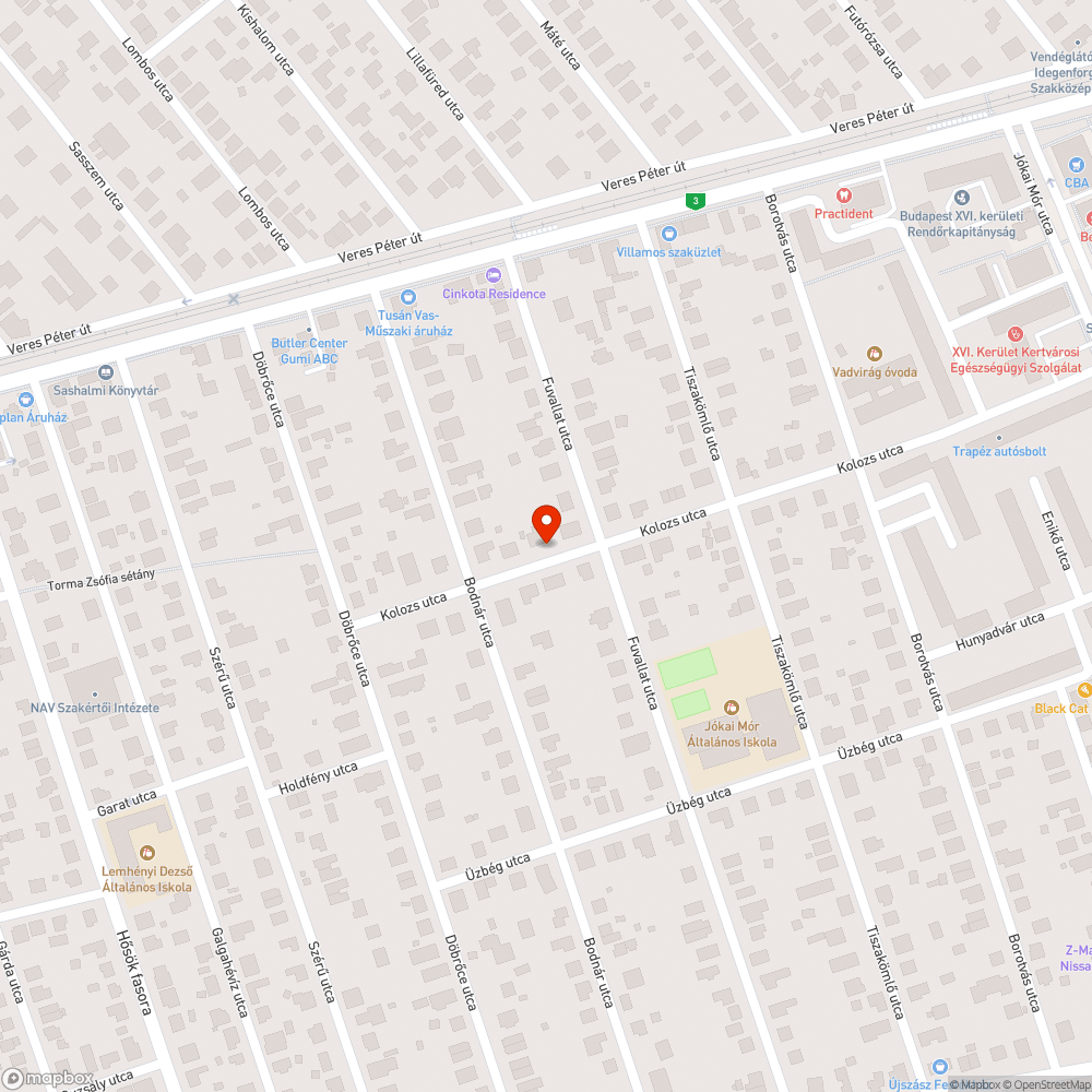 Megsüllyedt bejelentés helye