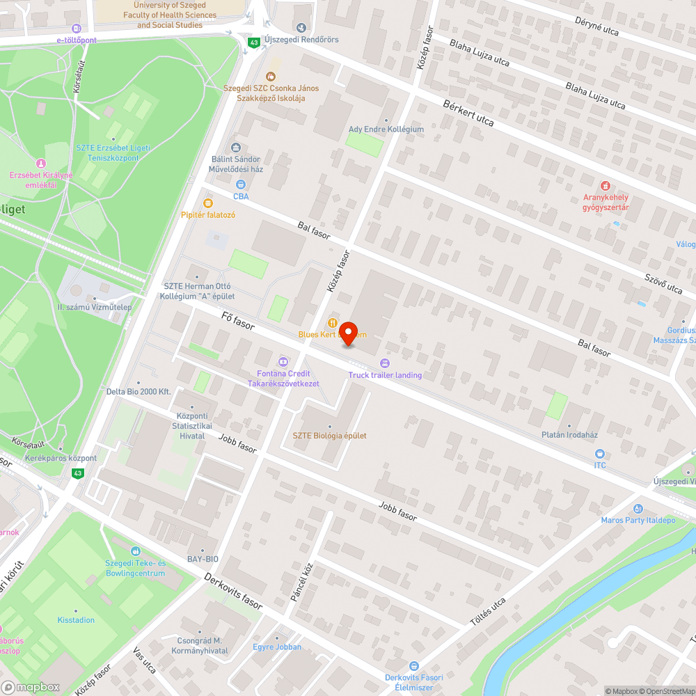 Tilosban, kereszteződésben való veszélyeztetés bejelentés helye