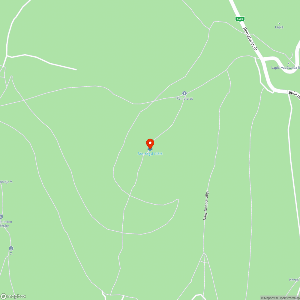 Sós hegyi kilató bejelentés helye