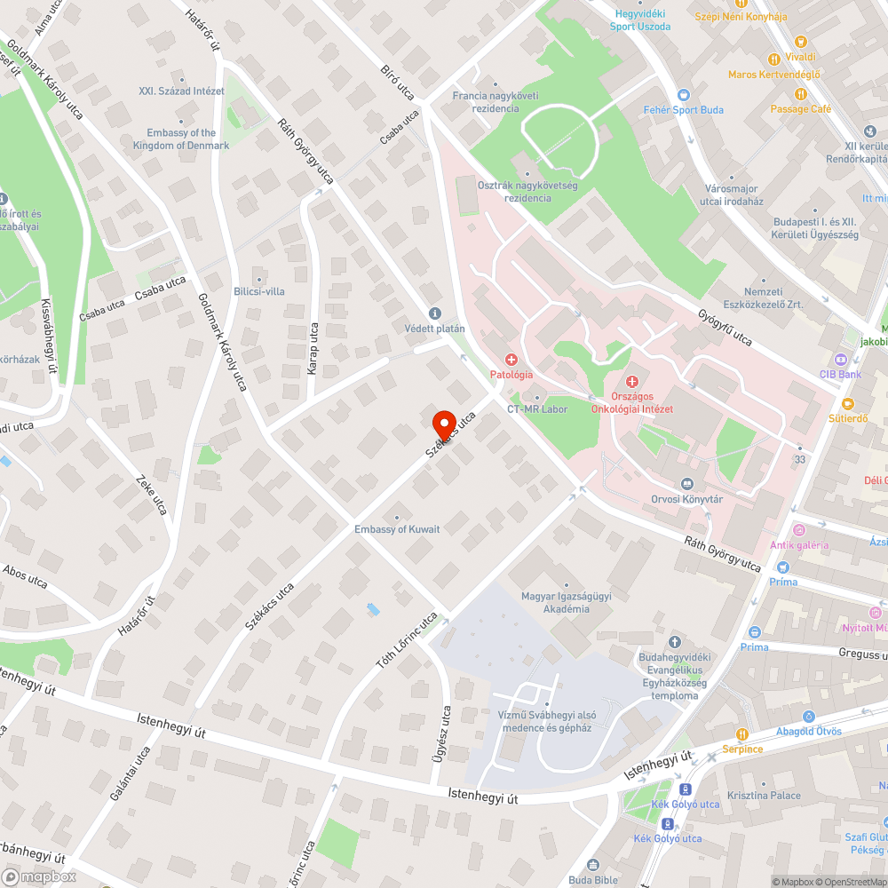 Oszlopállítás 2020: a járda közepére bejelentés helye