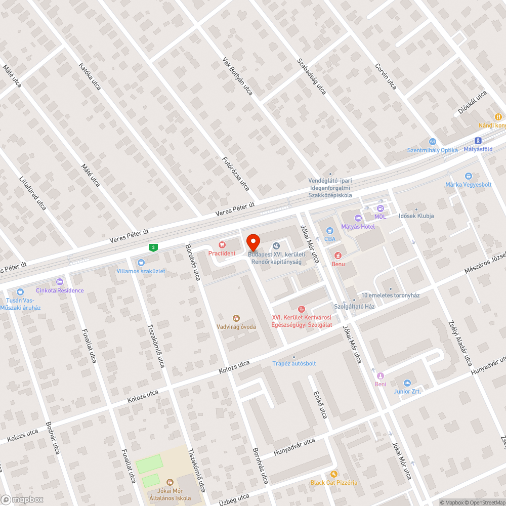 Kupac szemét bejelentés helye