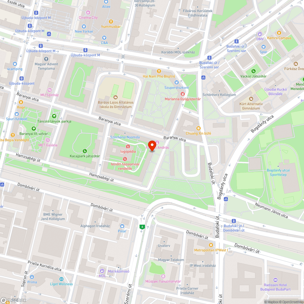 Félig letört faág bejelentés helye